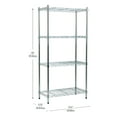 thumbnail image 3 of Mind Reader Storage Shelves, Garage Shelving, Storage Shelf, Pantry Org, Adjustable, Metal, 3 of 8