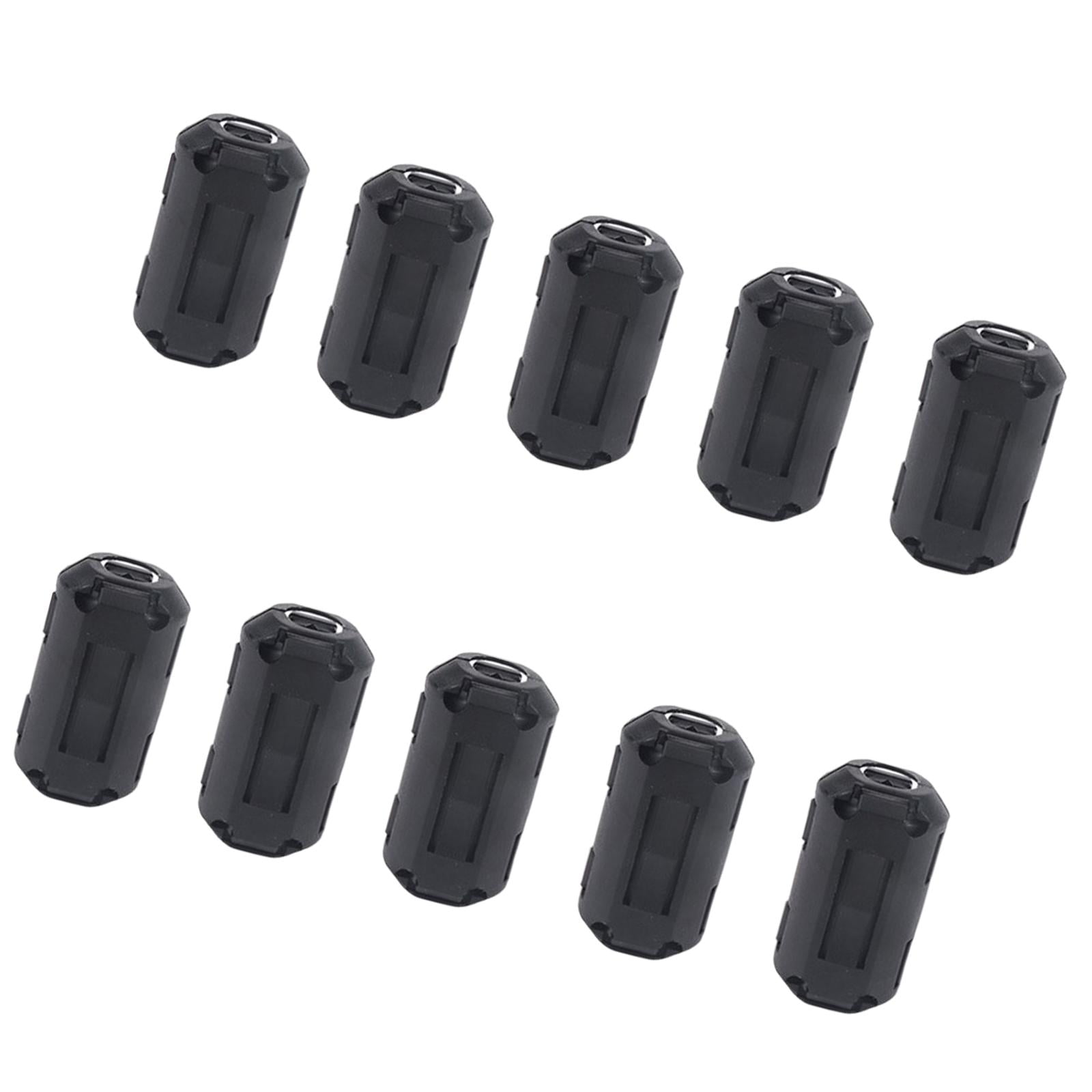10 Pieces 13mm Clip On Noise ferrite Core Rings Bead Filter Reduction