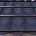 thumbnail image 6 of PURPLE LEAF Pergola Shade Cover for 10' X 12' Deck Porch Outside Outdoor Retractable Durable Fabric Canopy Replacement Top Only Navy Blue, 6 of 7