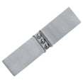 thumbnail image 4 of Wide Waist Elasticated Woman Belt Silver One Size, 4 of 5