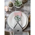 thumbnail image 2 of Pink Gray Ombre Cloth Napkins Set of 4 Reusable Dinner Napkins, Black Hockey Sticks Minimalist Style Cocktail Napkin Washable Table Napkins for Wedding/Holiday Party/Baby Shower 20"x20", 2 of 7