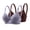 Brown, variant on Womens Lace No Wire Bra Comfortable Breathable Everyday Wear Bralette 36-46B Adjustable Straps Sleepwear Nude Black 2 Pack
