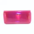 thumbnail image 3 of Monedero largo de piel para mujer, monedero plateado brillante con cremallera, colorido, 3 of 6