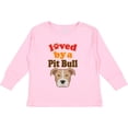 thumbnail image 3 of Inktastic Pit Bull Terrier Dog Lover Boys or Girls Long Sleeve Toddler T-Shirt, 3 of 5