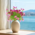 thumbnail image 4 of Artificial Small Daisy Bouquet Faux Wildflower Bundle, Rustic Fake Floral Arrangement for Vase Filler Living Room Tabletop Wedding Banquet Farmhouse Indoor Home Party Decor Ornament 1Pcs, 4 of 5