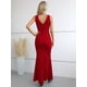 thumbnail image 5 of Vestido largo de mujer, vestido de fiesta, vestido cruzado, vestido de verano, vestido de noche elegante, 5 of 7