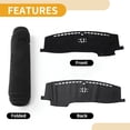 thumbnail image 4 of Unique Bargains Dashboard Cover Anti-Slip Dash Cover Mat Carpet for Ford Explorer 2020-2024 Polyester Black, 4 of 7