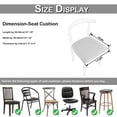 thumbnail image 4 of Rosnek 4 Pack Stretch Chair Seat Covers for Dining Room, Washable Chair Slipcover for Kitchen Seat Cushions, 4 of 5