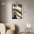 thumbnail image 5 of Black And Gold II Mineral, Agate & Geode Wall Art Canvas Wall Art by Art Remedy, Black Floater Frame, 21" x 31", 5 of 7