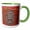 Green/White, variant on 3drose, San Miguel De Allende, Mexico. Colorful Buildings and Windows, 11oz Two-tone Yellow Mug