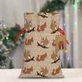 thumbnail image 5 of KLL Cartoon Squirrel for Christmas Gift Bag,Holiday Bags for Gifts Christmas Bags & Drawstring Gift Pouch Reusable Holiday Gift Bags & Party Favor Bags (1 PCS)-Medium, 5 of 9