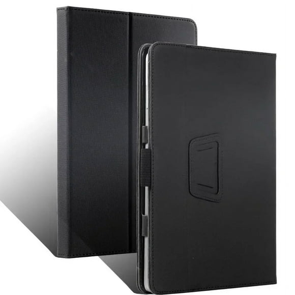 For Acer Iconia Tab M10 2023 10.1" Tablet PC PU Leather Magnetic Case Cover with Hand Strap Black Iconia Tab M10