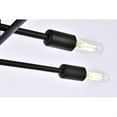 thumbnail image 5 of Script 8 lights black flush mount, 5 of 5