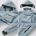 thumbnail image 3 of Skiing Jumpsuit Men Women One-piece Ski Suit Winter Outdoor Windproof Waterproof Ski Overall Snowboarding Suit Ski Jacket+Pants, 3 of 10