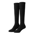 thumbnail image 4 of Daznico Women's Knit Knee High Socks Semi Opaque Stretch Soft Breathable Daily Dress Matching Mid Calf Stockings, 4 of 5