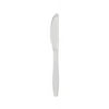 Guildware Heavyweight Plastic Cutlery Knives, Clear, 1000/Carton