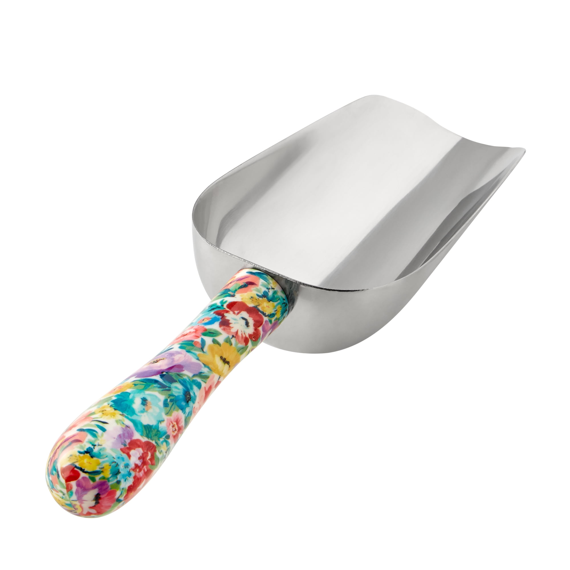 The Pioneer Woman Stainless Steel Multipurpose Kitchen Scoop, Sweet Romance
