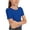 Blue, variant on Tween T Shirts Short Sleeve Crew Neck Girls Ribbed Shirt Basic Plain Tween T Shirts 11-12 Years