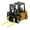 Yellow, variant on 1/64 Mini Alloy Forklift Remote Control Toy, 2.4GHz RC Forklift with Pallet, 2-In-1 Remote-Controlled Forklift, Strong Power & Speed Adjustment, Compact RC Construction Vehicle Toy