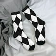 thumbnail image 7 of Womens Funny Socks Harlequin Pattern Printed Patterned Socks Novelty Socks, 7 of 7