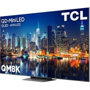 TCL 85 Class QM8K Series QD-Mini LED QLED 4K UHD Smart Google TV (NEW, 2025) - 144Hz, Local Dimming, CrystGlow WHVA Panel - 85QM8K