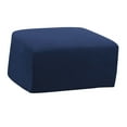 thumbnail image 1 of jifeng Stretchable Ottoman Cover Furniture Protector Machine Washable Soft Thick L Dark L Dark Blue, 1 of 8