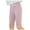 Purple, variant on Girls High Waist Fitted Bermuda Shorts Solid – Breathable Slim Fit Yoga Pants, Sporty Summer Outer Wear Clothes for Girls, Active Daily Look for Kids Size