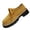 Yellow, variant on Gpaecead Women's Lace Up Platform Loafers Faux Suede Chunky Sole Slip On Moccasin Shoes With Non Slip Sole For Work And Casual Brown