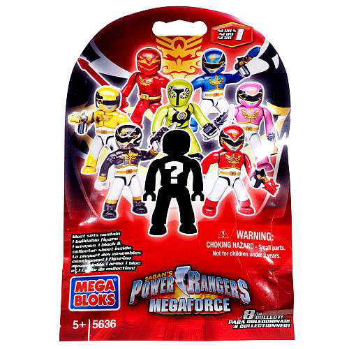 LOT of 4 Mega Bloks Power Rangers SUPER Megaforce Series 1 2 Micro Mini Figures 