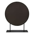 thumbnail image 5 of Kate and Laurel Rouen Miroir de Table Rond Moderne et Charmant avec Cadre en Métal et Support, Noir, 5 of 5