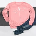 thumbnail image 5 of jjayotai Pullover Sweatshirts for Women, Dragonfly Print Long Sleeve Crew Neck Sweatshirt Casual Loose Cute Graphic Shirts Tops, 5 of 8