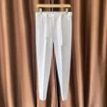 thumbnail image 3 of 9 pantalones de verano recortados para hombre, pantalones de traje rectos de talla grande para hombre, ropa clásica barata, tela de estilo coreano de lujo 2024, 3 of 5