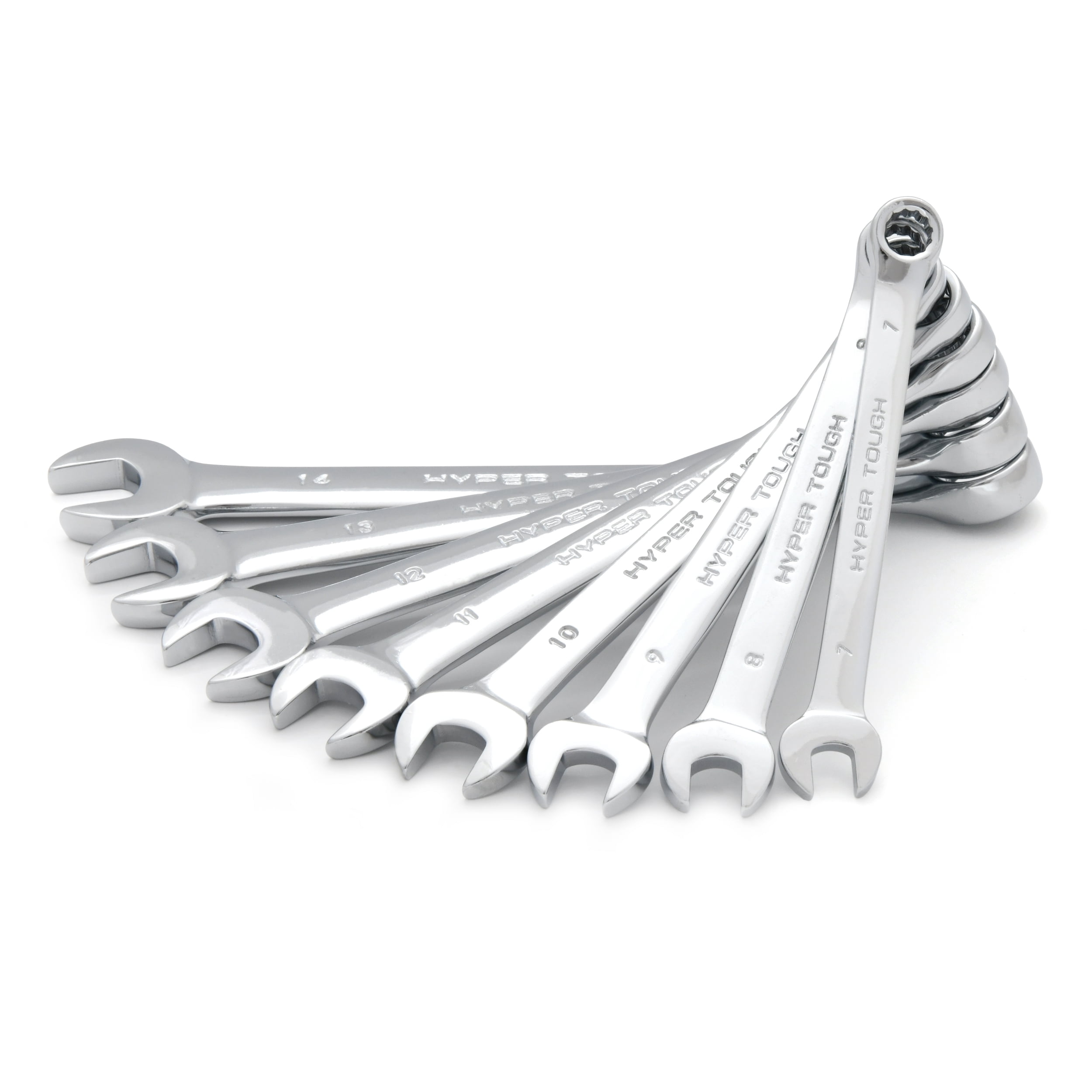 Hyper Tough 16-Piece Metric Combination Wrench Tool Set, Hand Tools