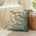 thumbnail image 3 of LALILO Throw Pillow Covers Color Oil Water Liquid Oil Color With Retro Cushion Cover 18" x 18", 2 Pack, 3 of 6