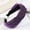 Purple, variant on Qliuoazw Fashion Bow Knot Women Bright Silk Hoop Sweet Hair Headbands