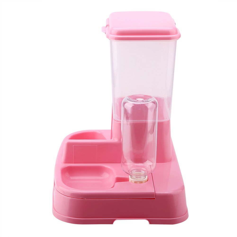 Herwey Automatic Pet Feeder Detachable Food Dispenser Water Bottle