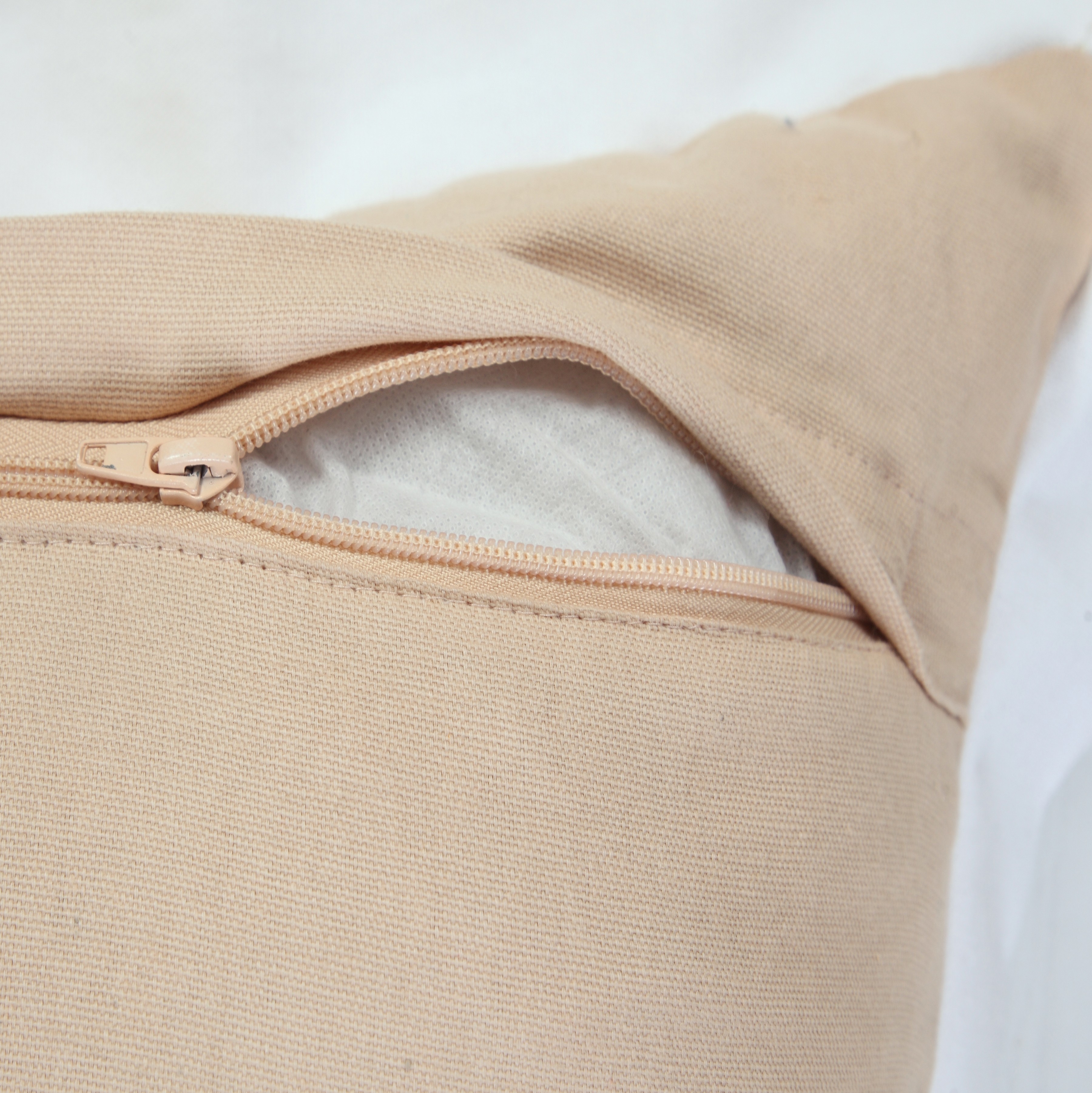 Harlow Hill 14" x 36" Modern, Traditional, French, Country Beige, White, Multi-color Border, Colorblock, Flange Cotton Decorative Lumbar Pillow , Zipper, Back Support