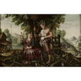 thumbnail image 3 of Flemish Painter 18x13 Black Modern Framed Museum Art Print Titled - Allegory of Austria with Ceres and Bacchus, 3 of 5
