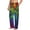 Black, variant on Pride Rainbow Mens Soft Woven Cotton Elastic Waistband Sleep Pajama Pant Lounge Sleep Pant With Pockets And Drawstring-Medium