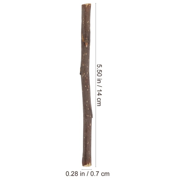 40pcs Natural Stick Wood Craft Sticks DIY Wood Log Sticks Decorative DIY Wood Sticks