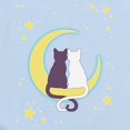 thumbnail image 2 of CafePress - Moon Cats Body Suit - Baby Light Bodysuit, Size Newborn - 24 Months, 2 of 4