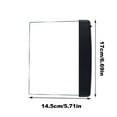 thumbnail image 2 of BallsFHK LED Book Reading Light, Transparent Flat Reading Light Student Night Light Portable Desk Lamp, 2 of 4