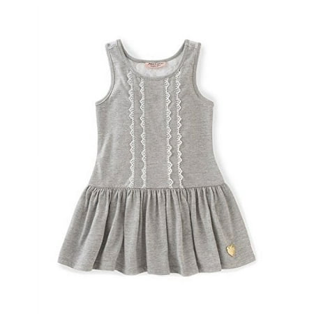 Juicy Couture Girls Juicy Girls' Heather Jersey Dress Gray