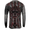 thumbnail image 3 of Xtreme Couture By Affliction Men's Long Sleeve T-shirt Liberty Crusade, 3 of 8