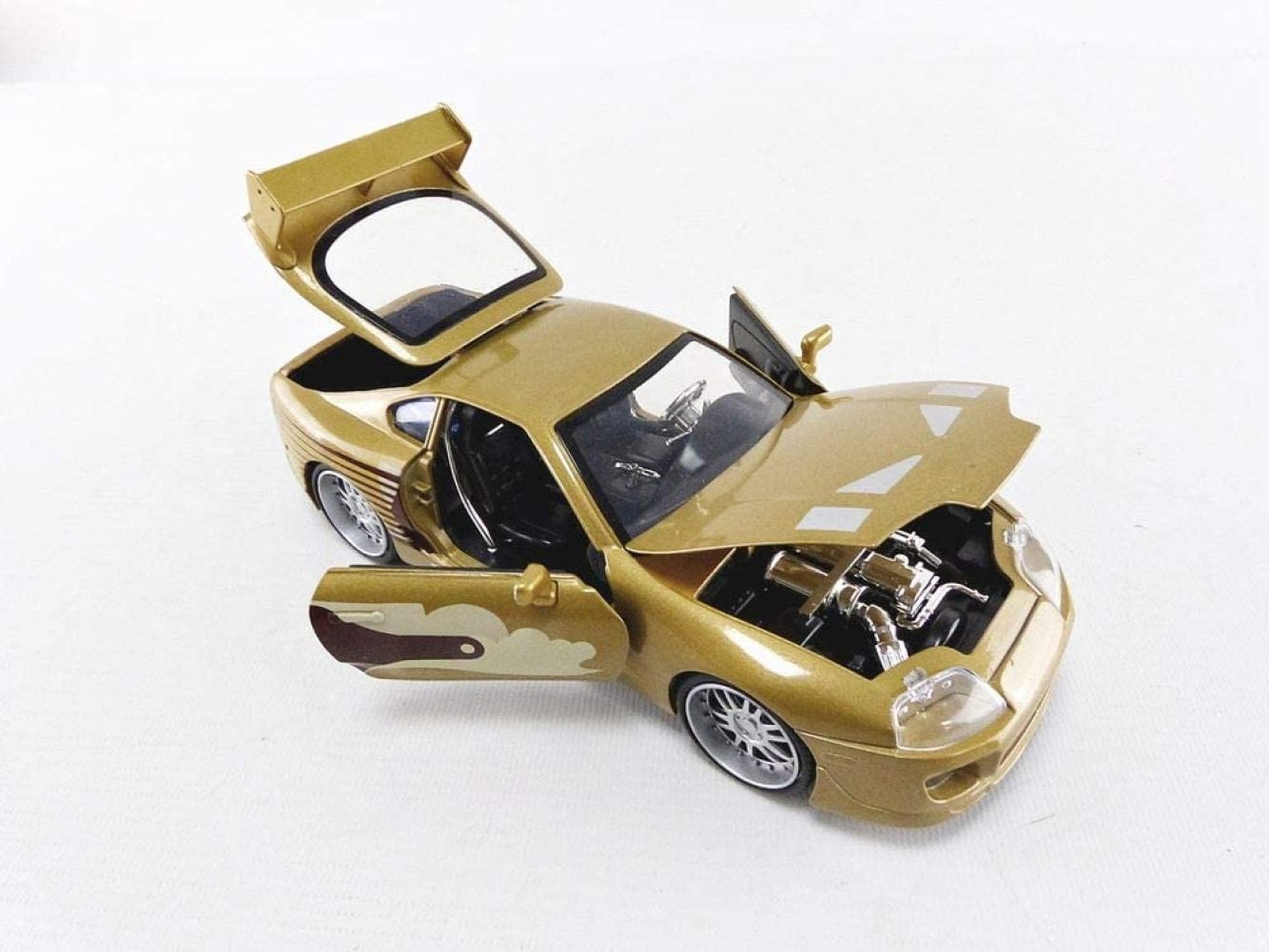 Jada Fast 2 Furious Slap Jack's Toyota Supra Die-Cast Collectible Toy Vehicle Car - Gold with Decals - 1: 24 Scale - Copper