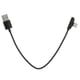 thumbnail image 2 of Cable tipo C de carga rápida USB 3.0 a USB C de 90 grados para Galaxy Note Negro 0.25m, 2 of 8