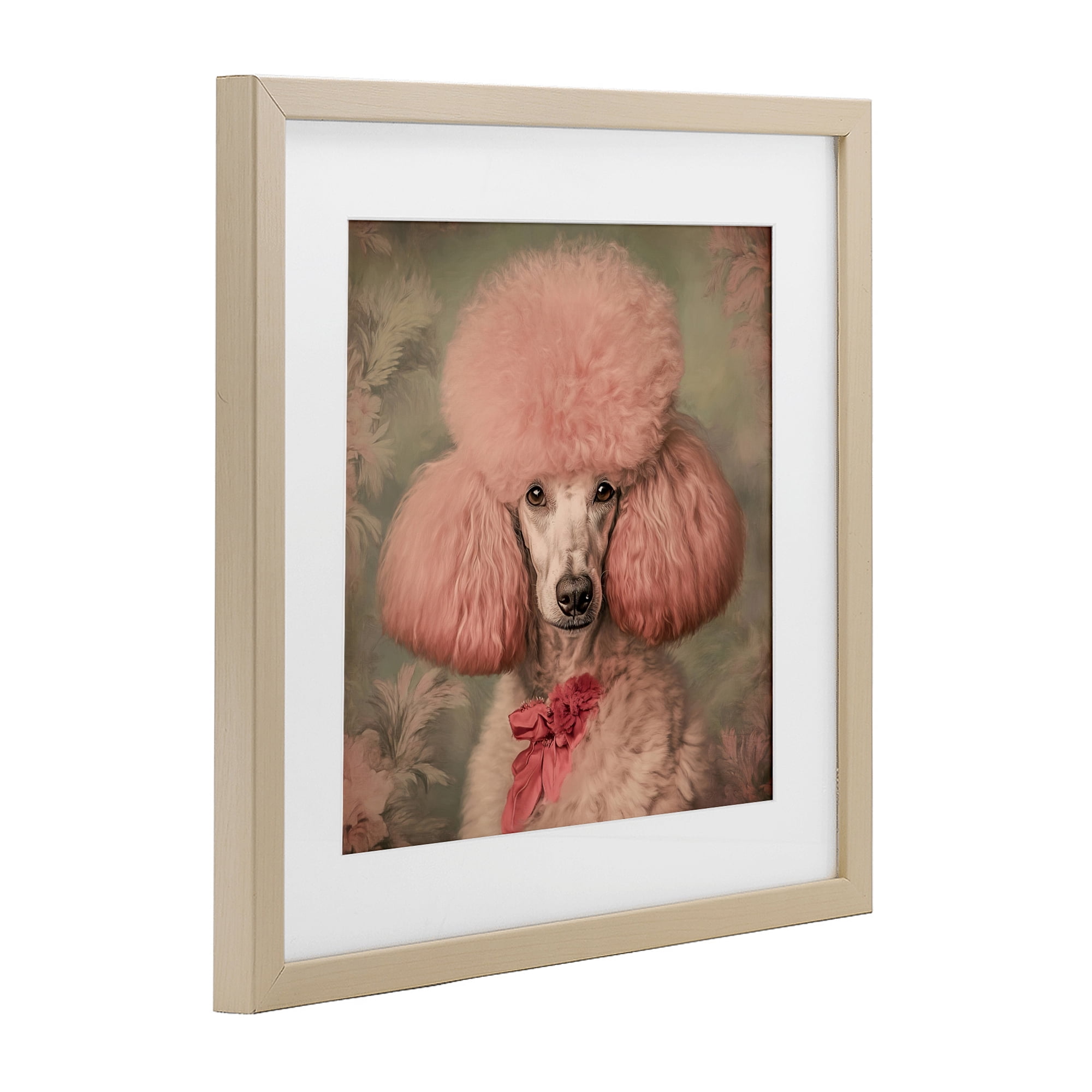 Stupell Industries Miss Baroness Blush Birch Framed Print Under Glass, design by Tina LeCour