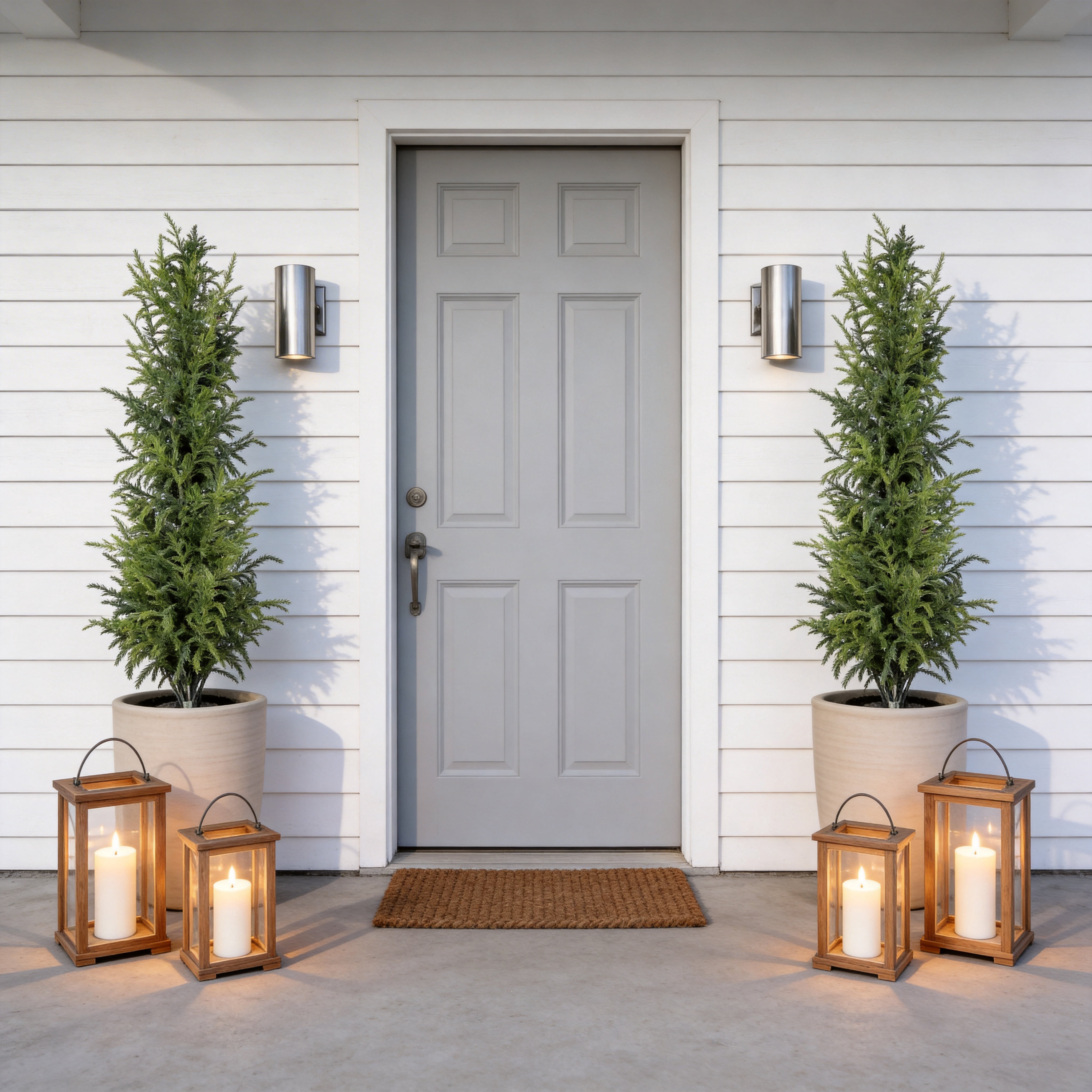 Ultra-Realistic Artificial Christmas Tree Dense Lush Look Detachable Packaging Indoor Outdoor Decor