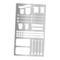 thumbnail image 3 of KLKCMS Metal Journal Stencil Drawing Stencil for Diary Monthly Spread Habit Tracker Style C, 3 of 8