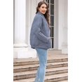 thumbnail image 6 of Women's Causal Lightweight Quilted Jackets Long Sleeve Oversized Warm Winter Zip Up Coat with Pockets, 6 of 6